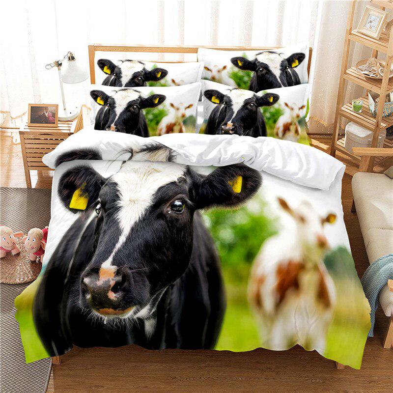 1 person cow's duvet cover