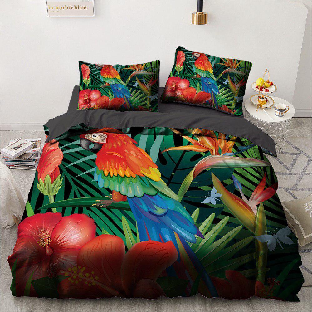 1 person parrot duvet cover