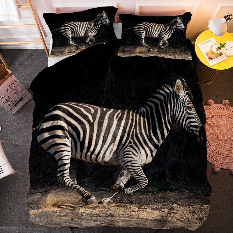 140x200 zebra duvet cover