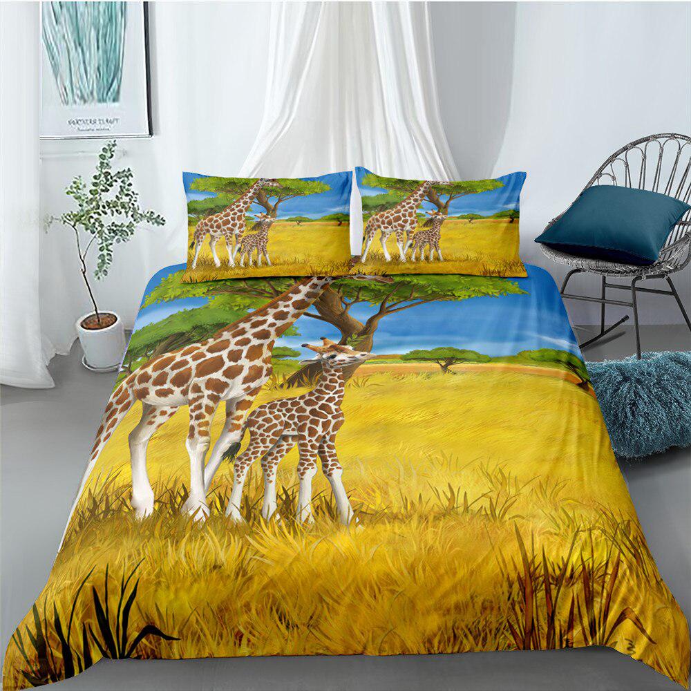 140x210 giraffe duvet cover