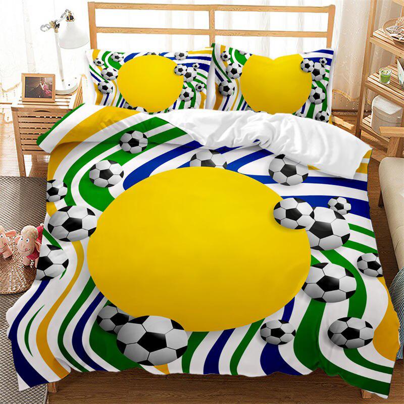 2 -people football duvet cover