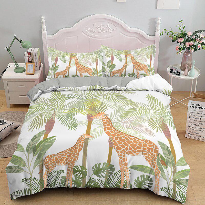 200x200 giraffe duvet cover