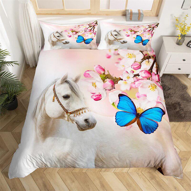 200x200 horse duvet cover