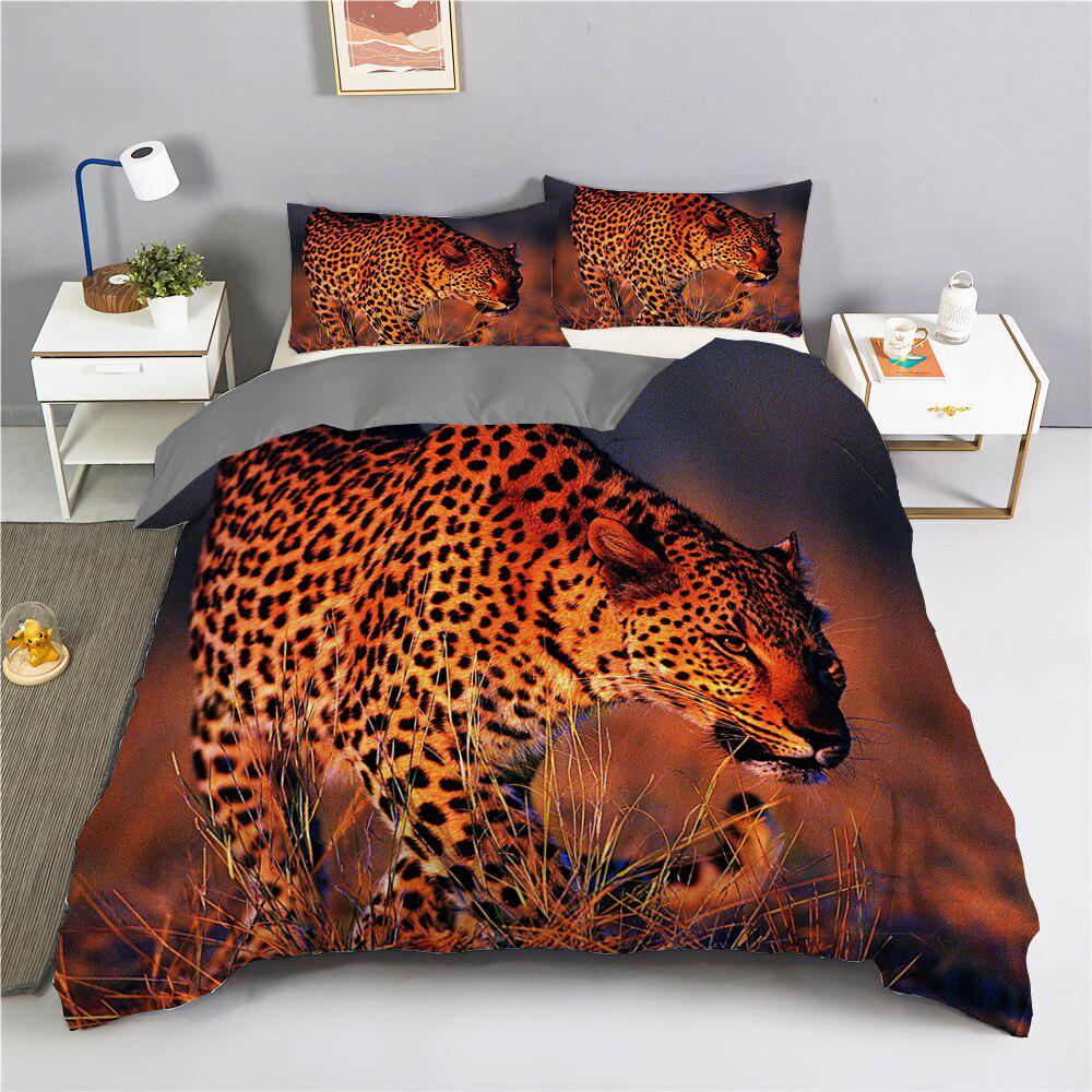 Africa Leopard Duvet Cover