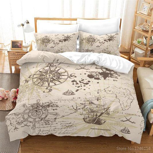 Africa Pirate Duvet Cover