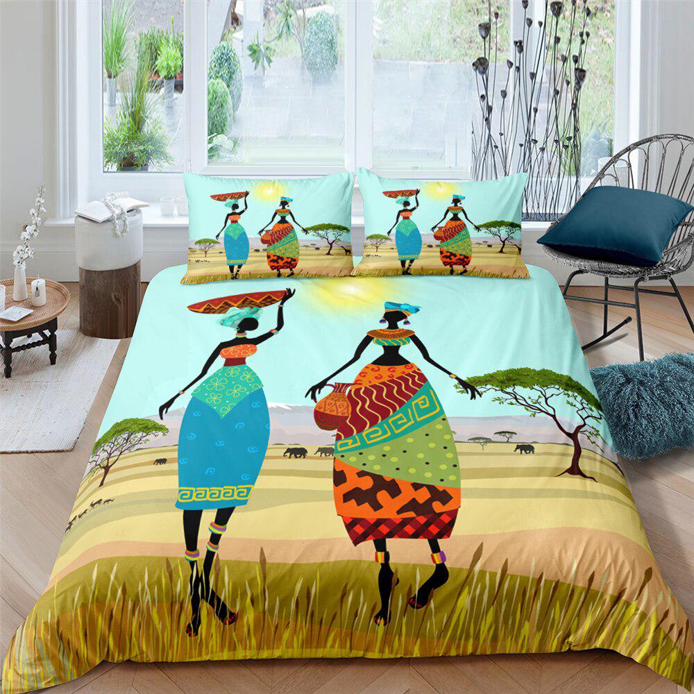 African duvet cover savannah