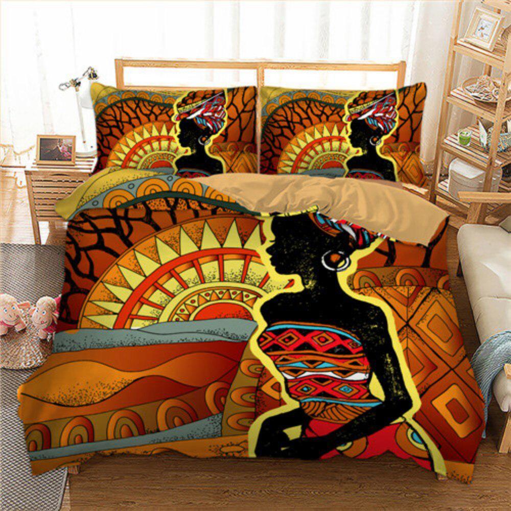 African fabric duvet cover