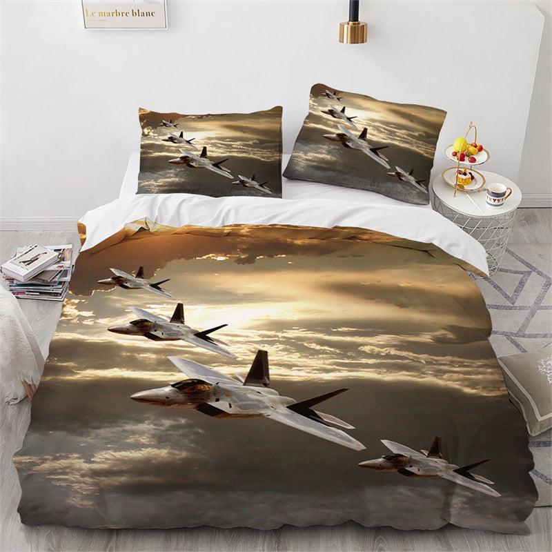 Air Force Airplane Duvet Cover