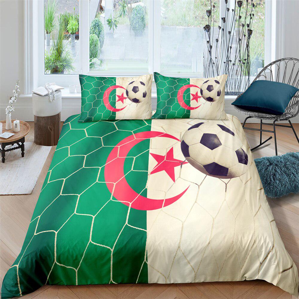 Algerian flag duvet cover