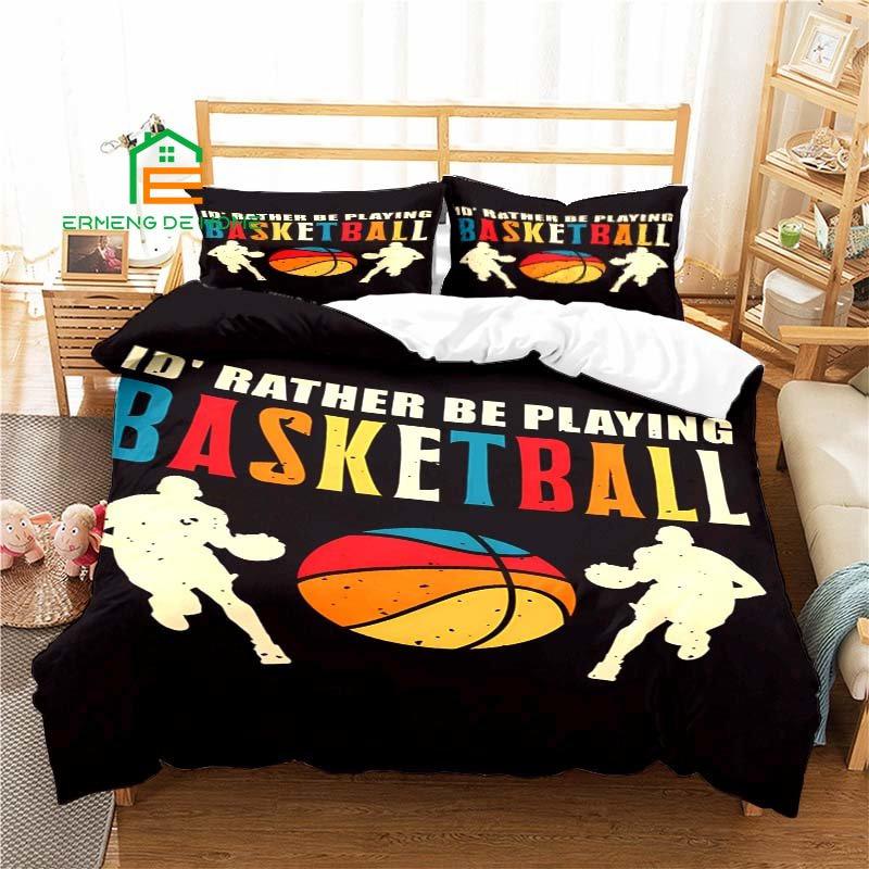 Basketball theme duvet cover