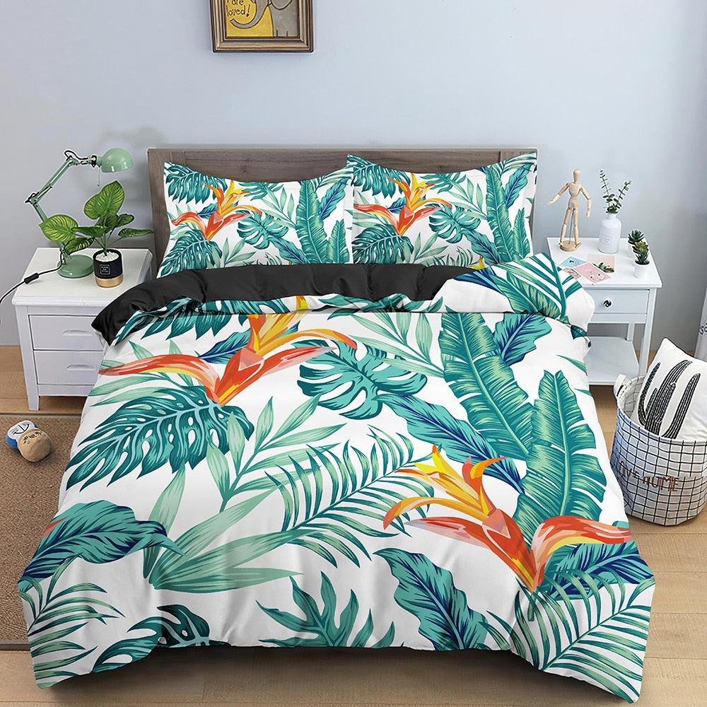 Beautiful jungle duvet cover