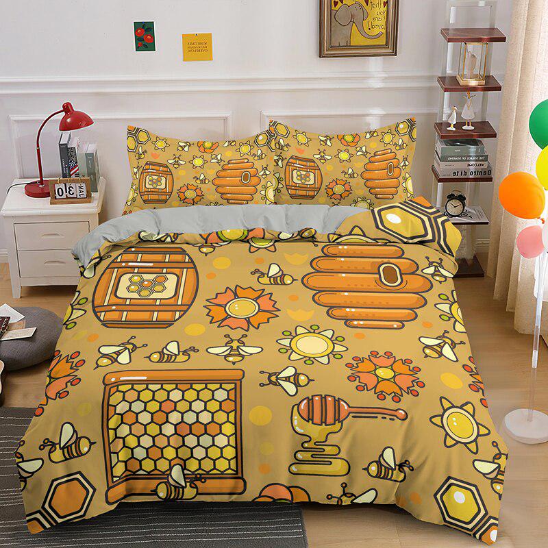 Bees beekeek duvet cover