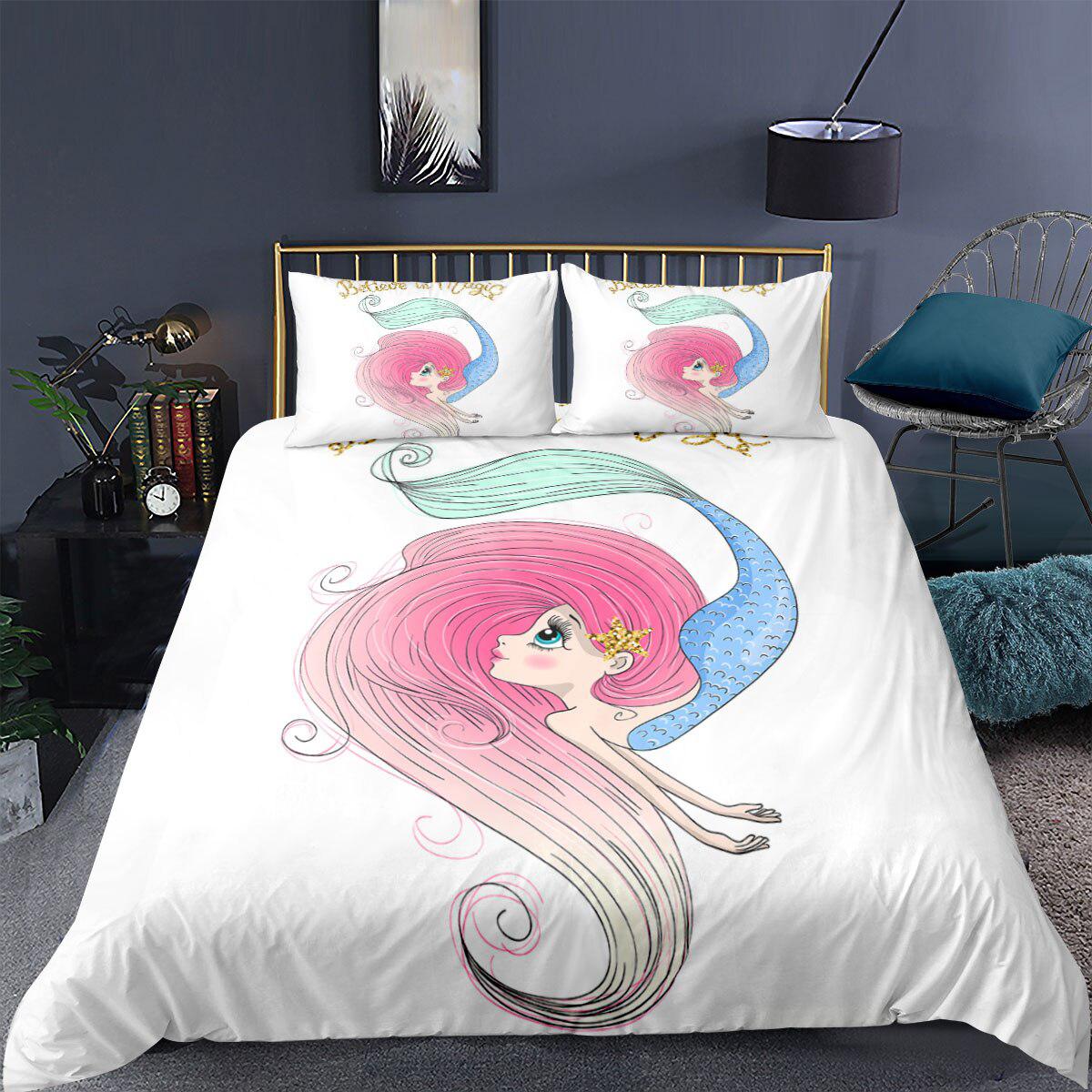 Binimity siren duvet cover