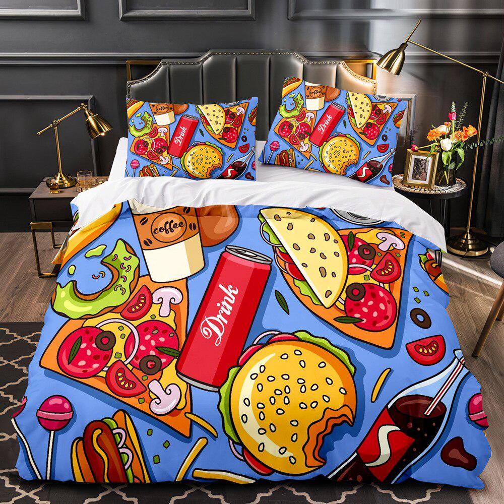 Burger duvet cover