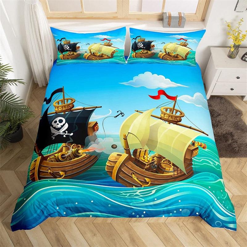 Cannon pirate duvet cover