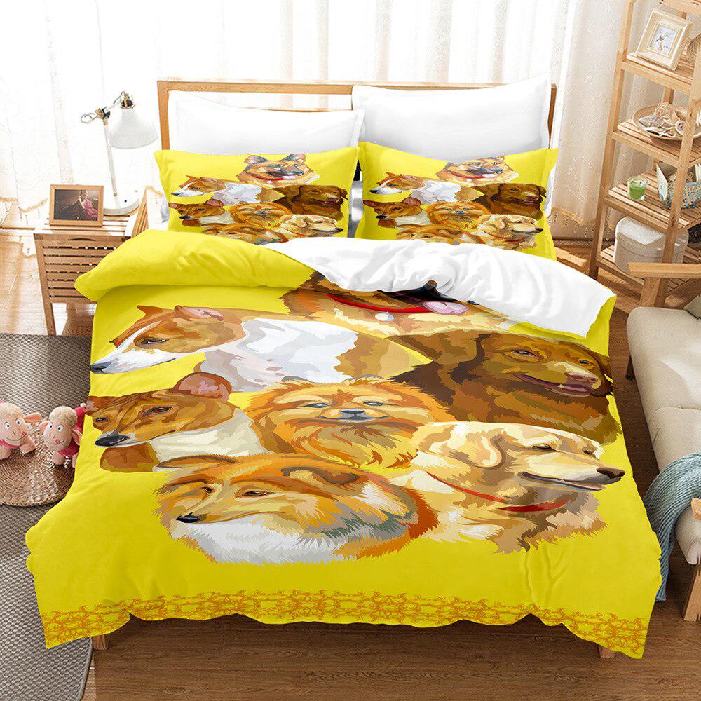 Children's dog duvet cover