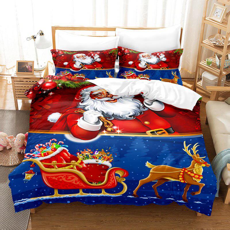 Christmas traine duvet cover