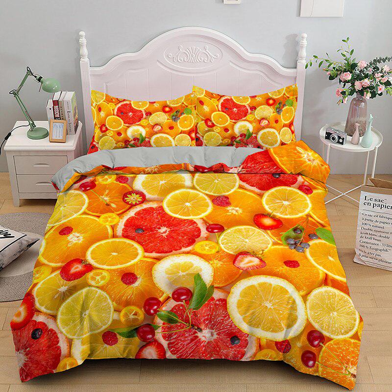 Citrus fruit duvet cover
