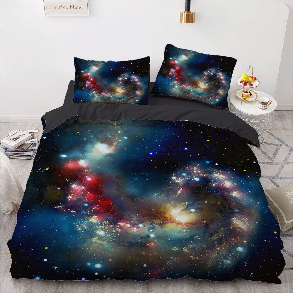 Cosmos pattern duvet cover