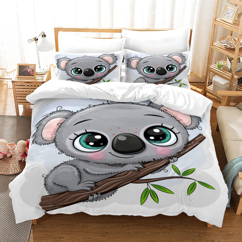 Cute koala duvet cover