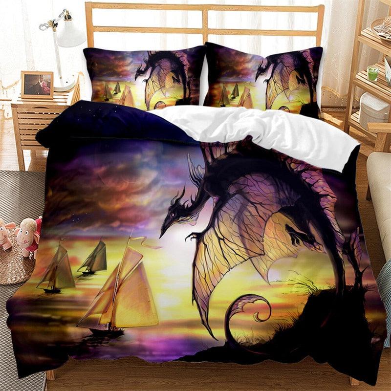 Dragon Terror Duvet Cover