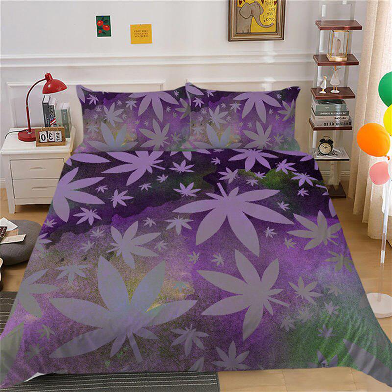 Dubstep cannabis duvet cover