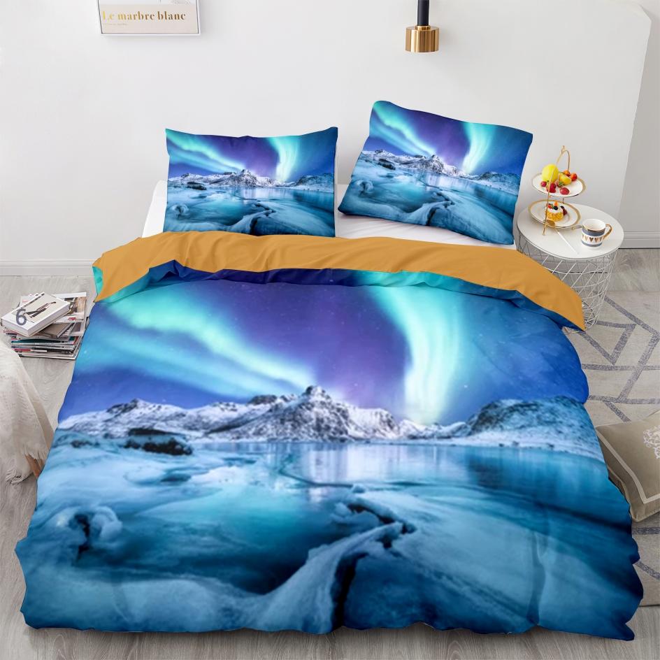 Duvet cover Aurore Boréal