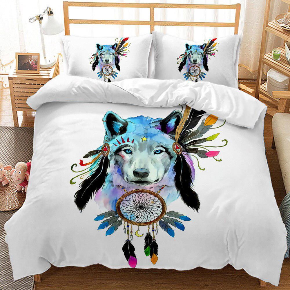 Duvet cover Catch Dream Wolf