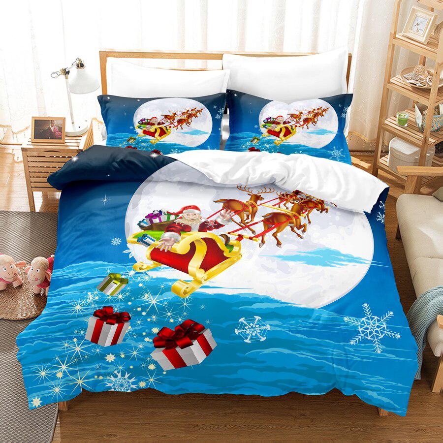 Duvet cover Father Christmas Moon