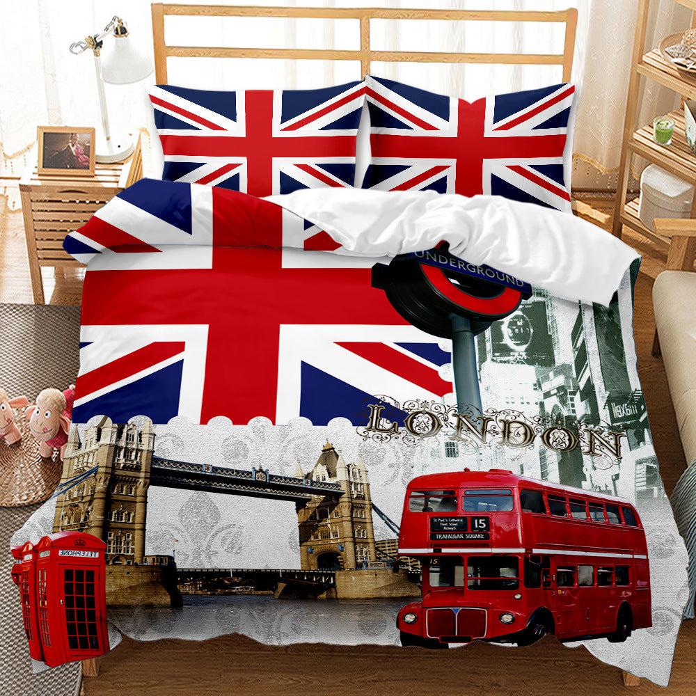 Duvet cover London flags