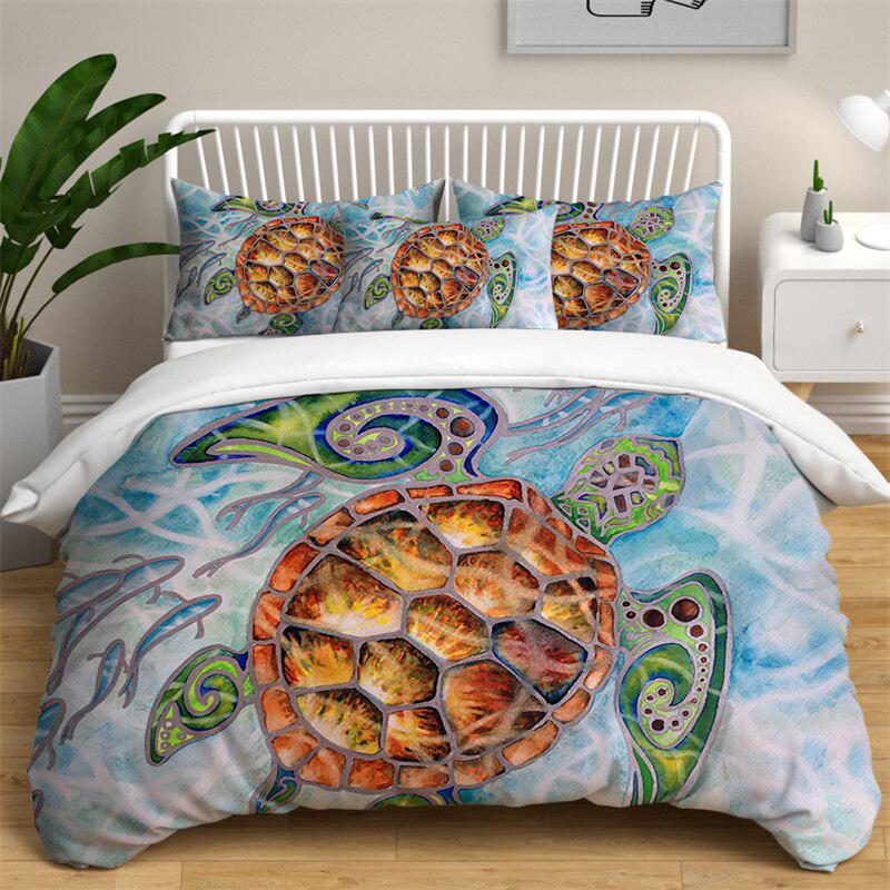 Duvet cover Océan Abysse