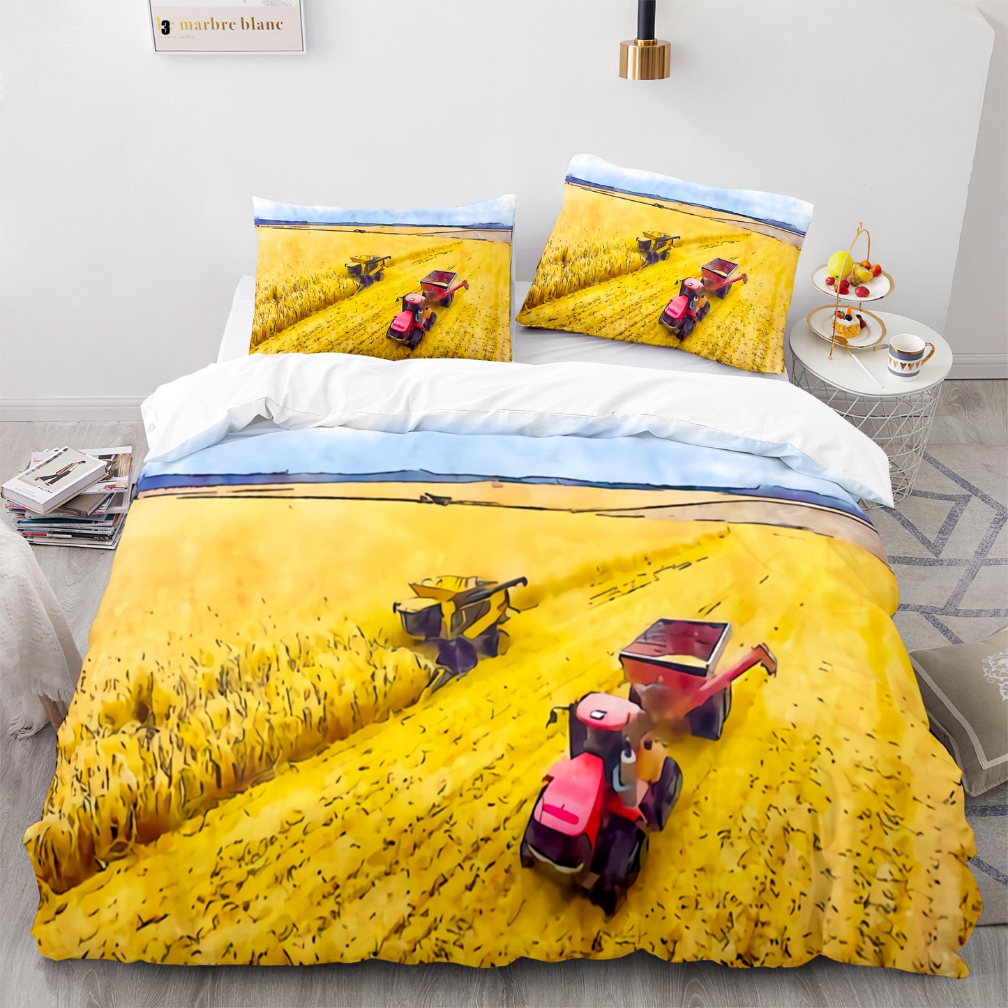 Duvet cover agricultural tractor