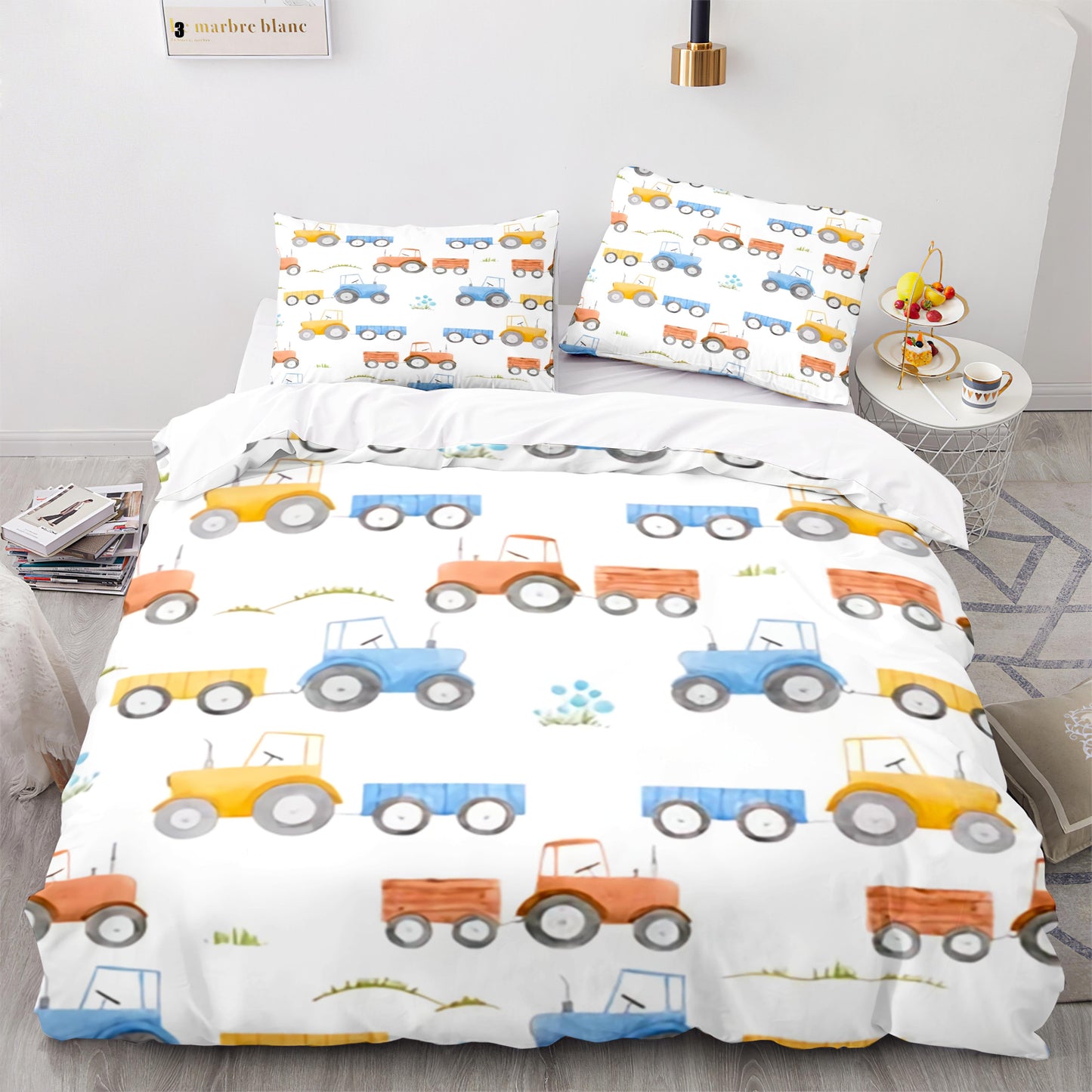 Duvet cover tractor trailer