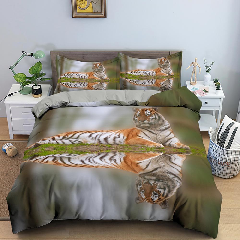 Fauve tiger duvet cover