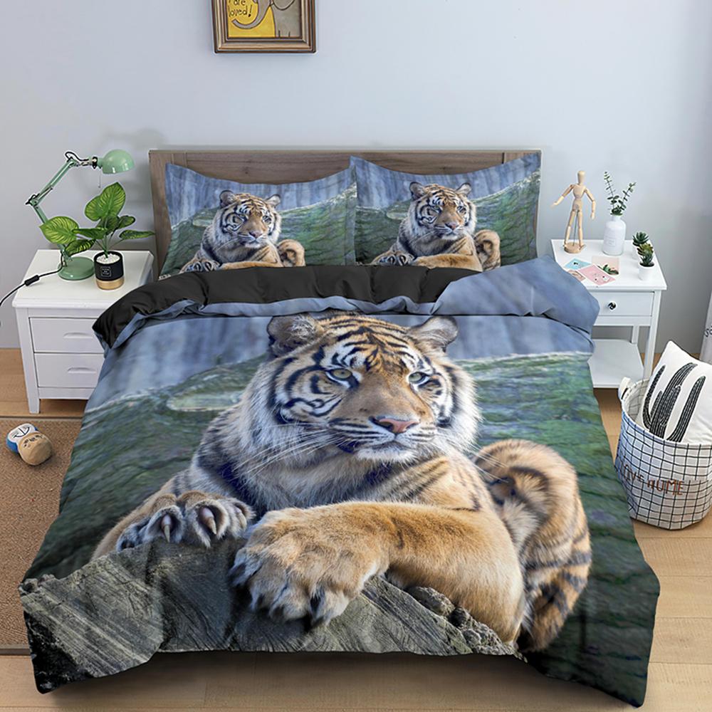 Félin Tigre Duvet Cover