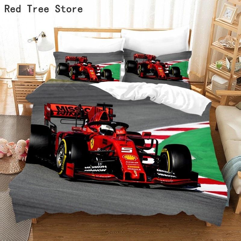 Formula 1 Ferrari duvet cover