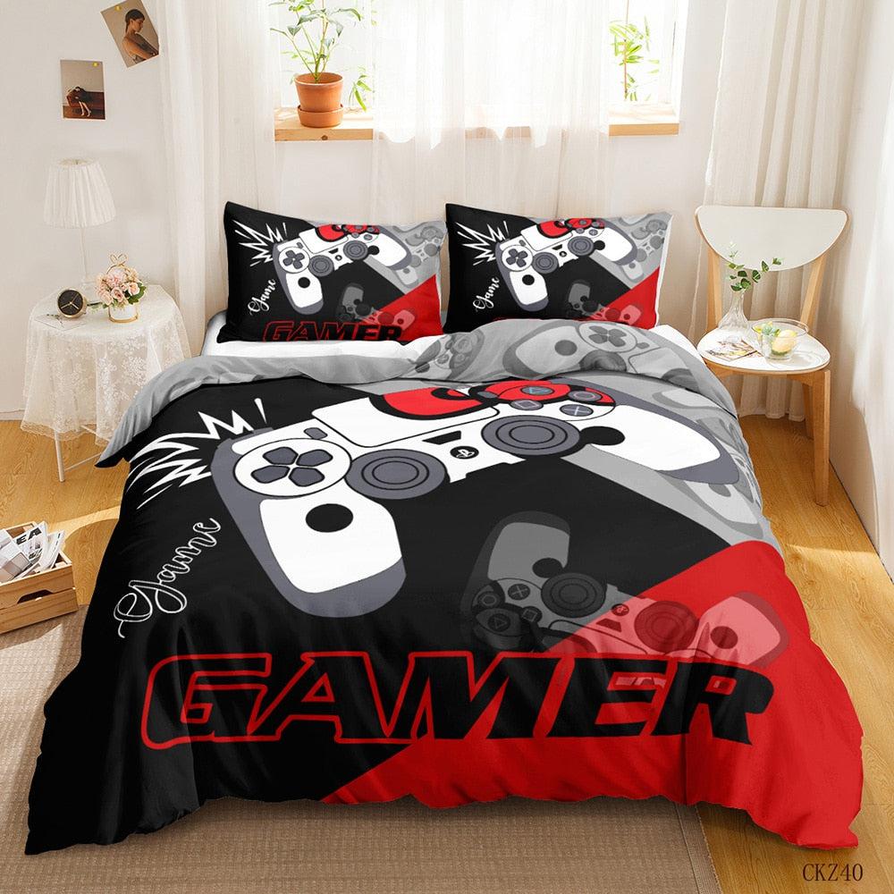 Game video game duvet cover