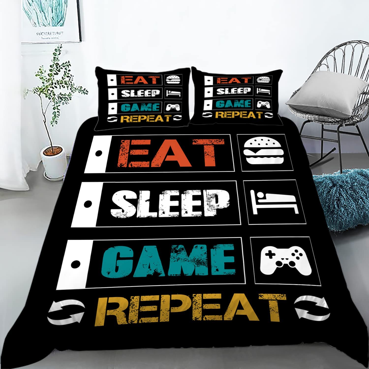 Geek Gamer Duvet Cover