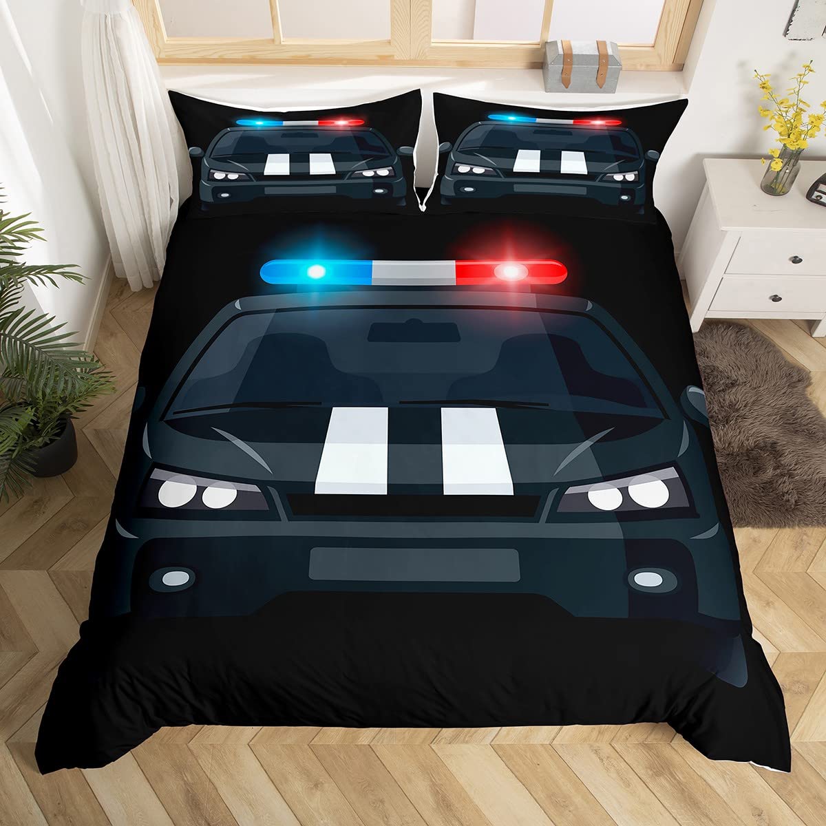 Gendarmerie car duvet cover