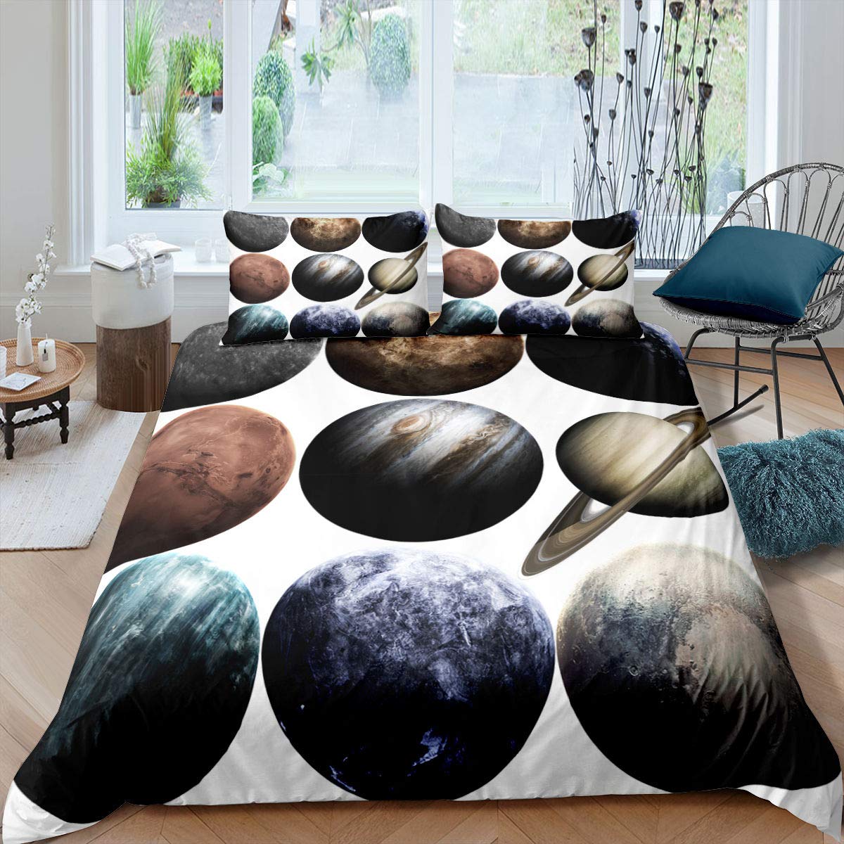 Giant planet duvet cover