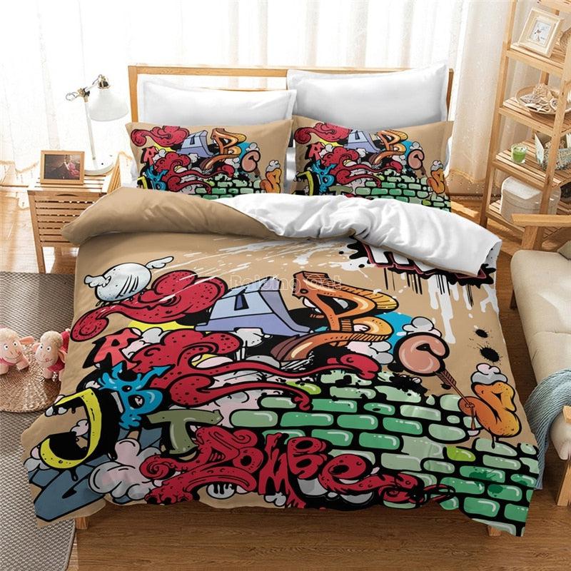 Graffiti duvet cover 220x240