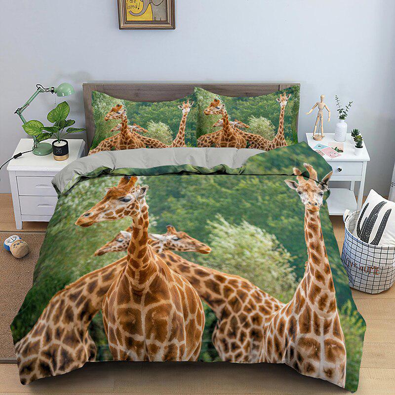 Groupe Girafe duvet cover