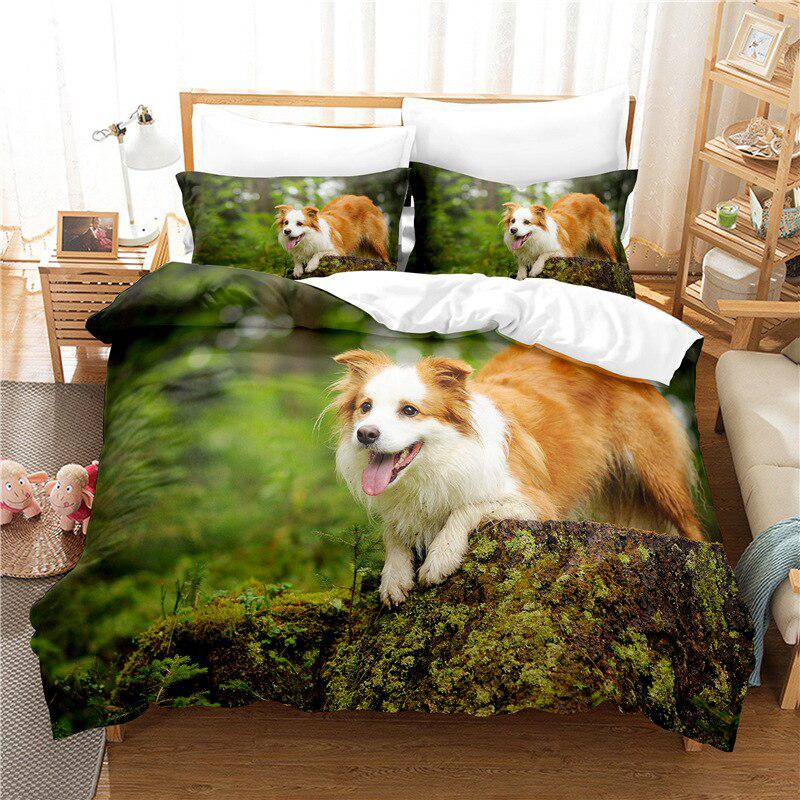 Happy dog duvet cover