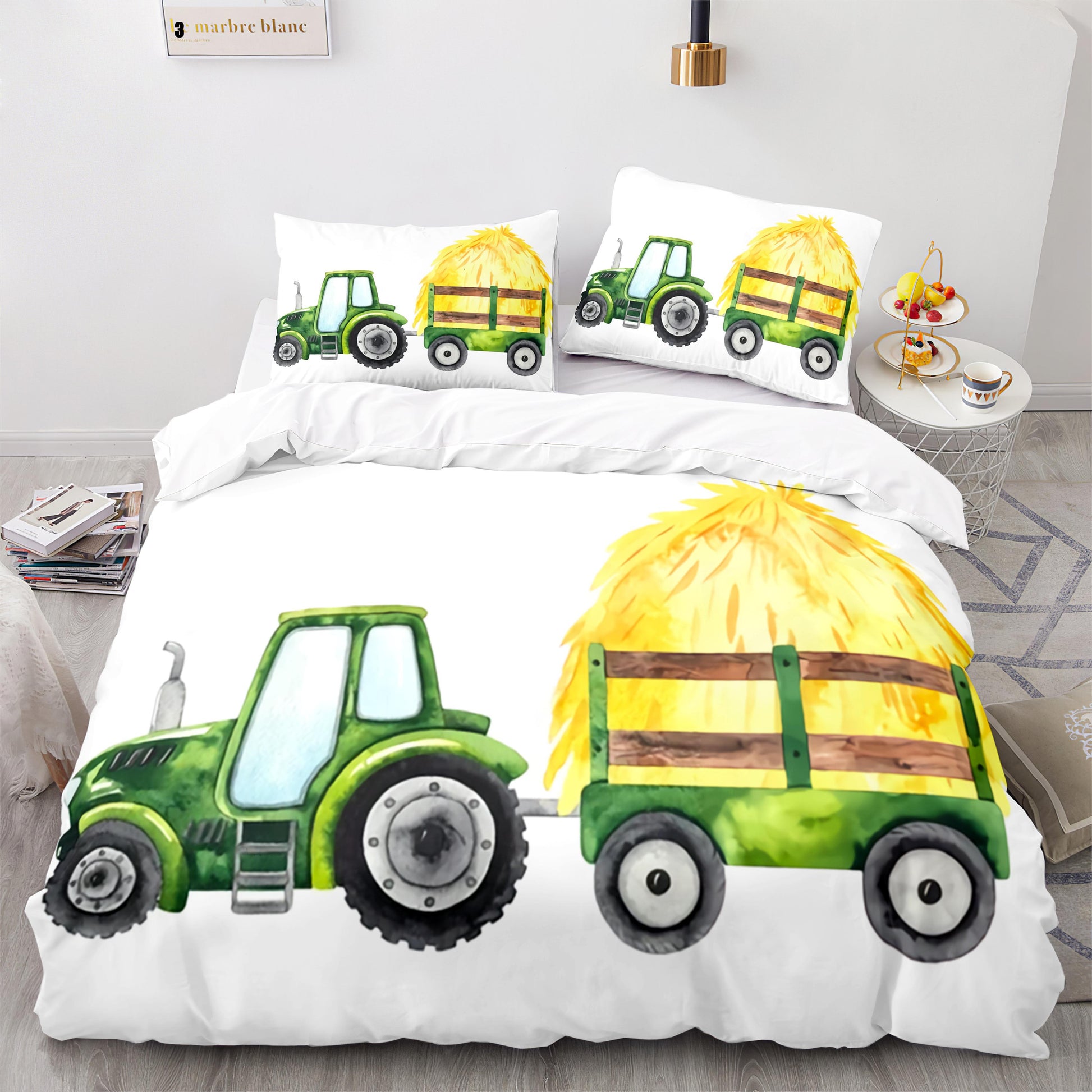 Harvest tractor duvet cover