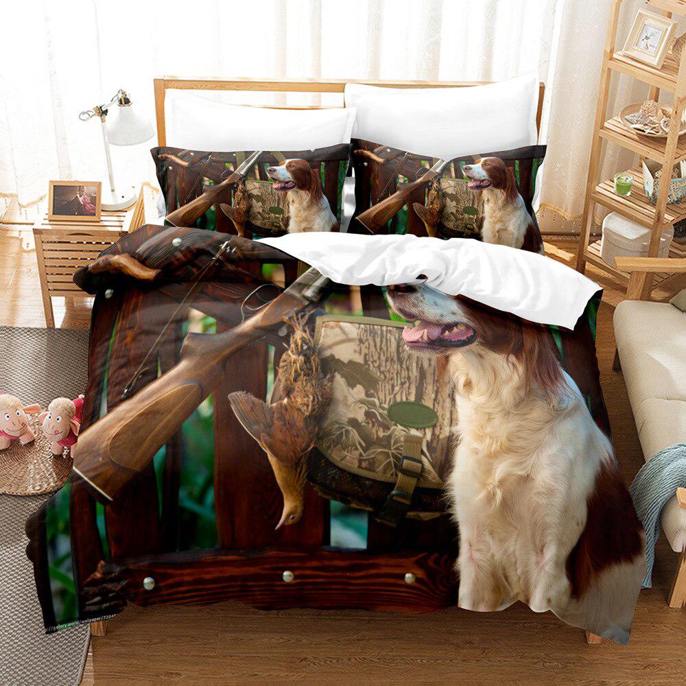 Hunting dog duvet cover