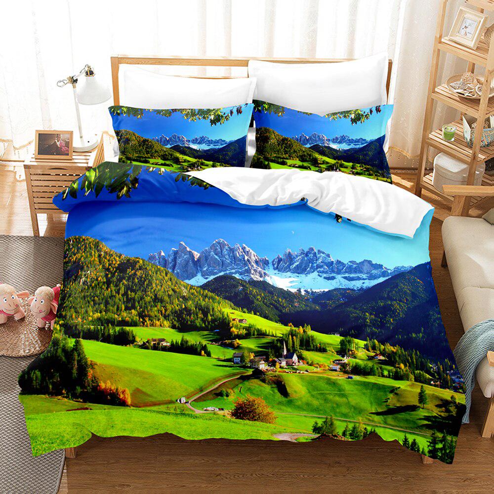 Italian Alps duvet cover