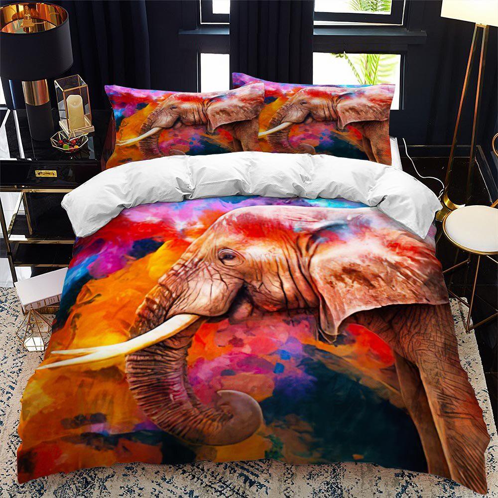 Ivory Elephant Duvet Cover