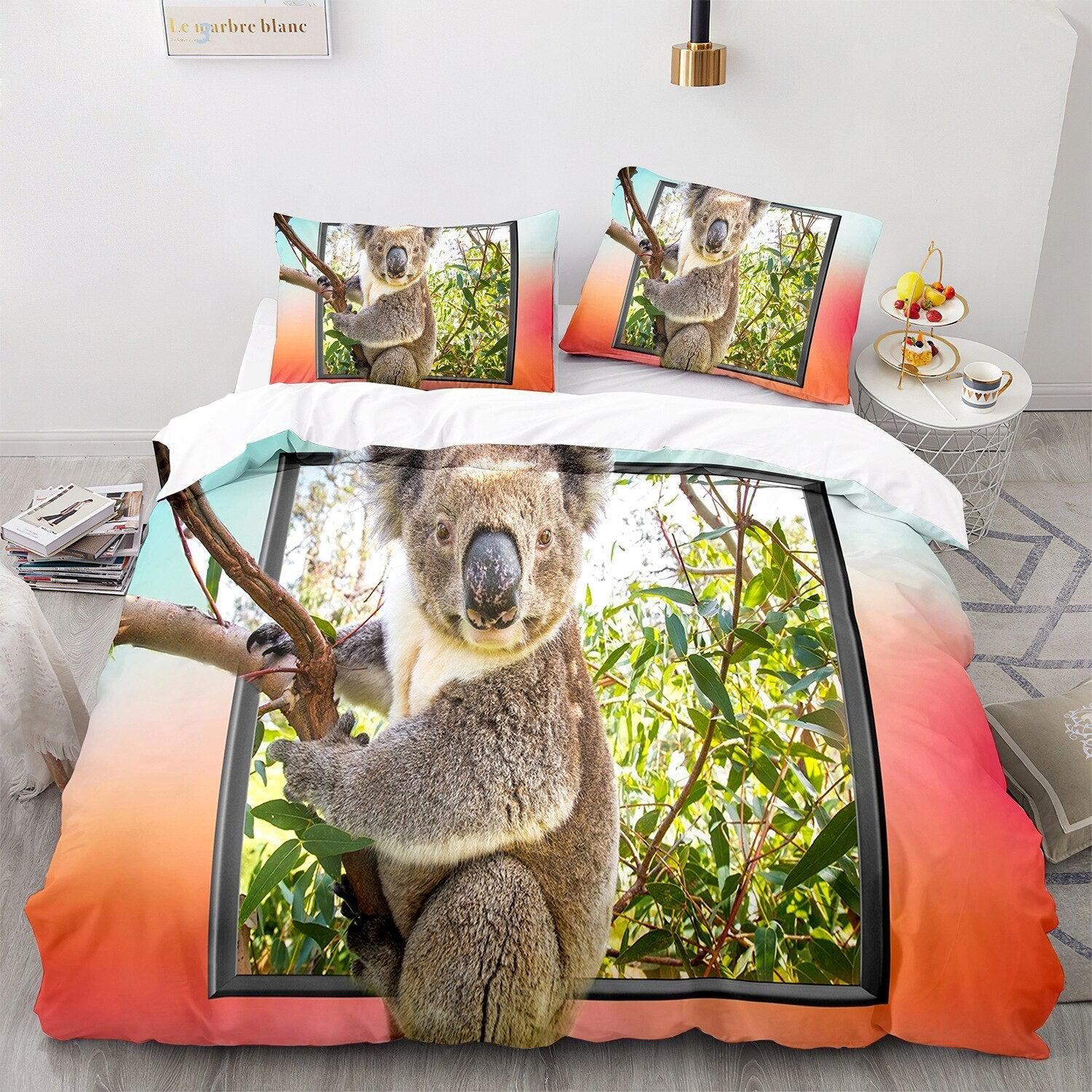 Koala 1 person duvet cover