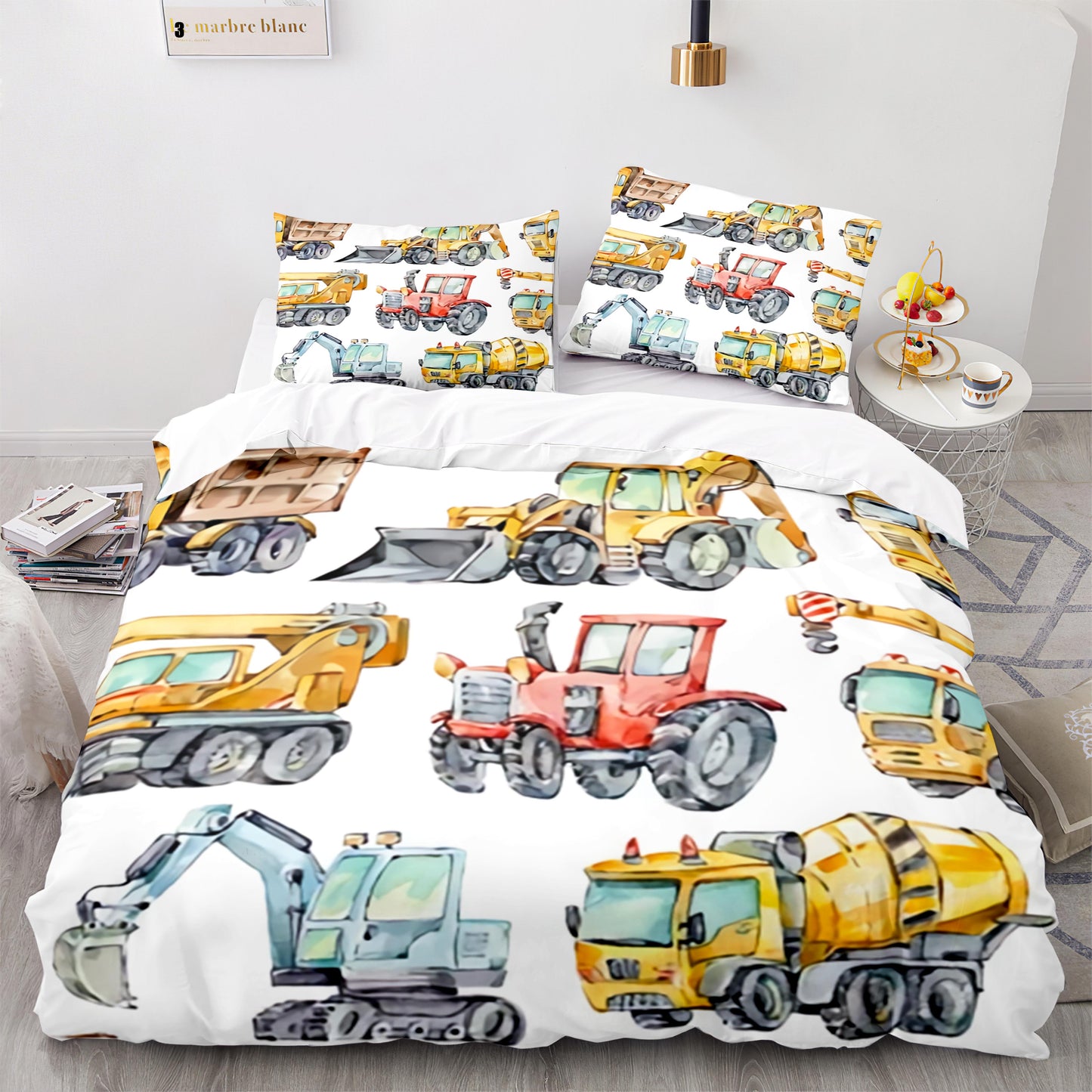 Large vehicle tractor duvet cover