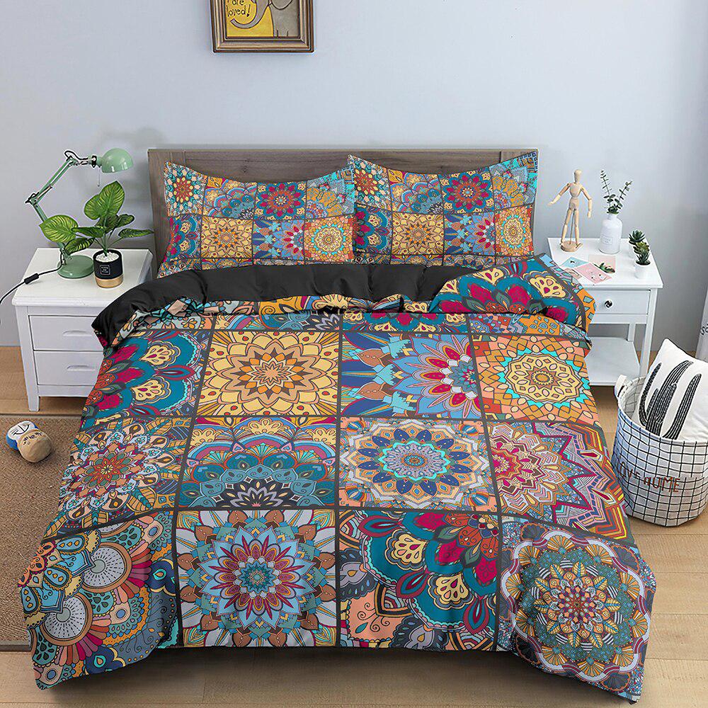 Mandala Drawing duvet cover